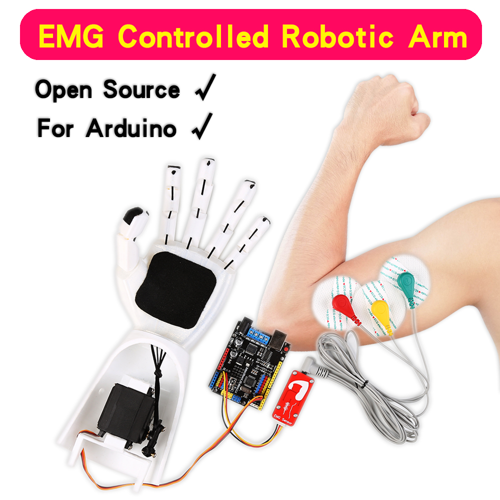 Arduino Robot - Braccio robotico con sensore EMG Braccio