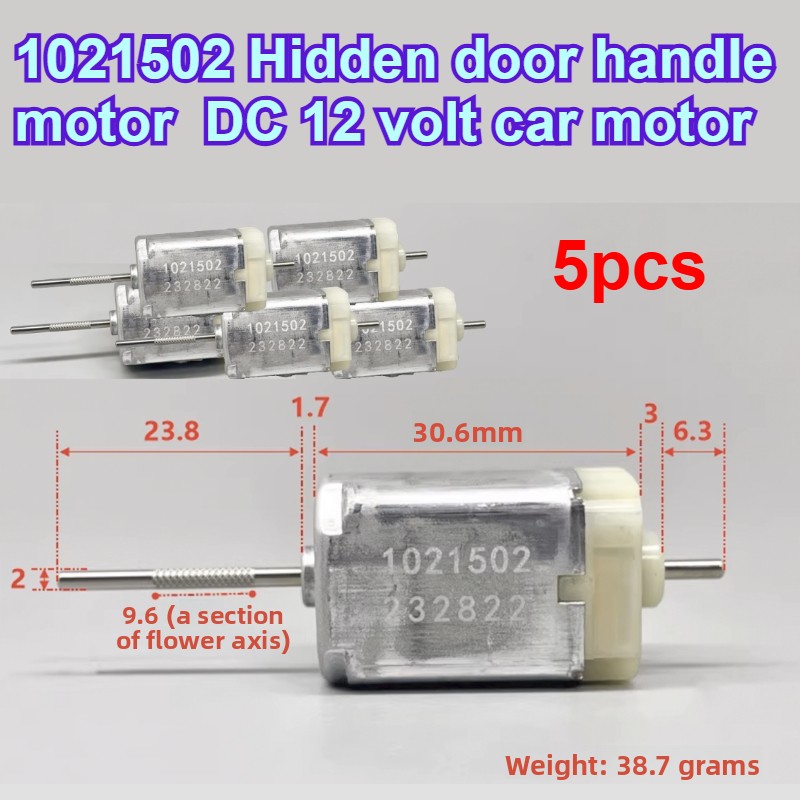 Dc Motor 12V - 5 Pezzi 1021502 Motore per Maniglia