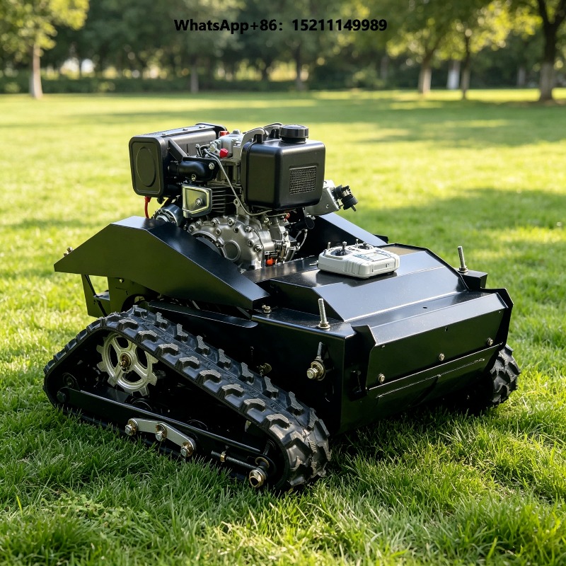 Robot Track - Tagliaerba a Lame Rotanti con Motore