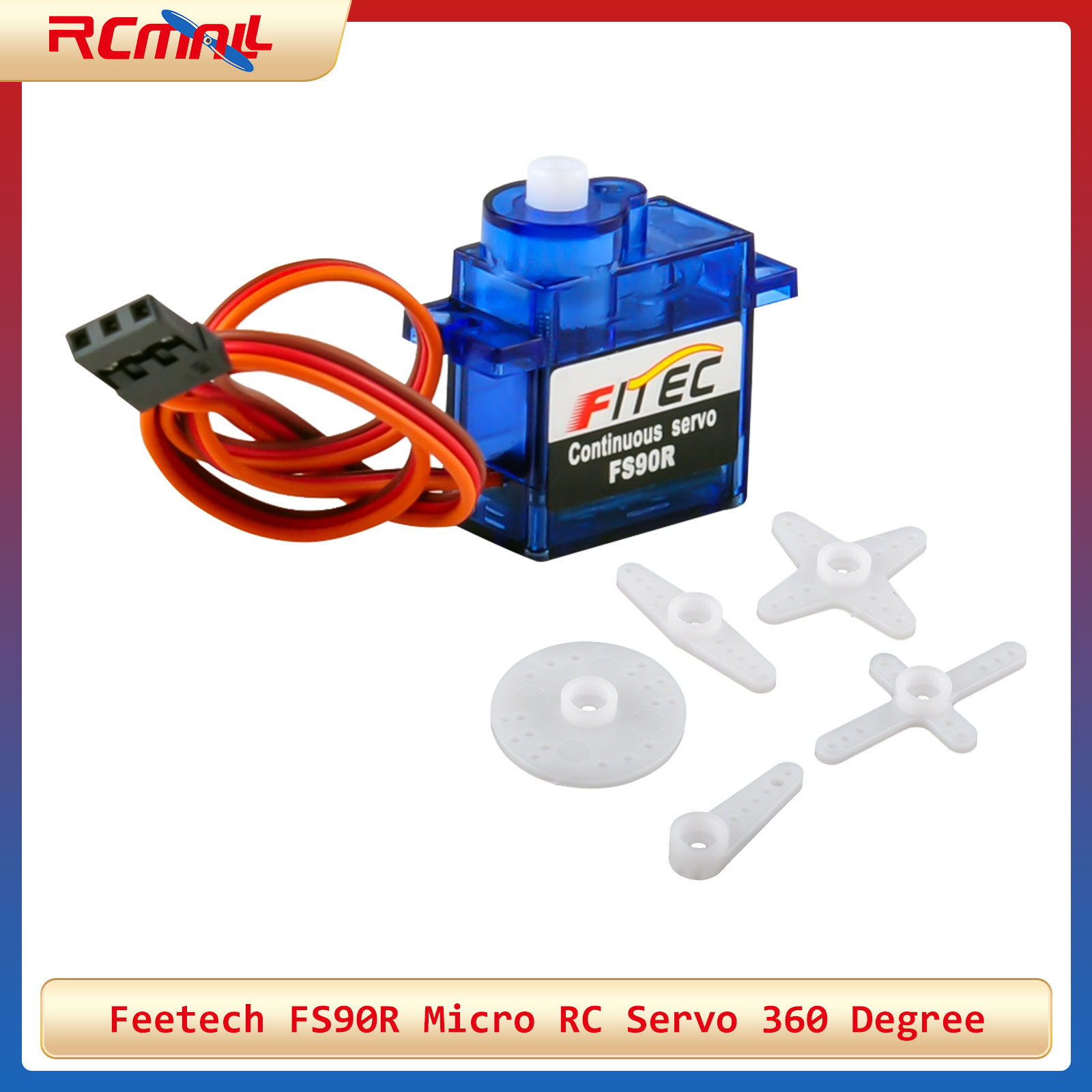 Servo Micro RC Feetech FS90R c - Microbit recensione e prezzo