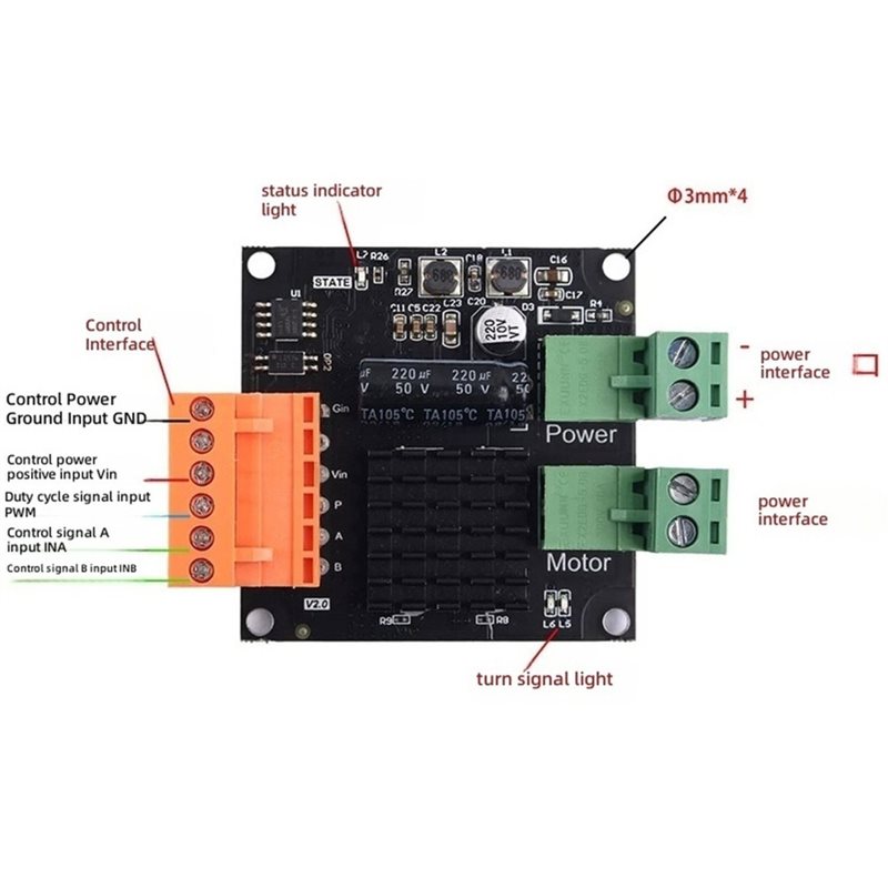 Y50A: modulo driver per motore - Motor Driver Module recensione e prezzo