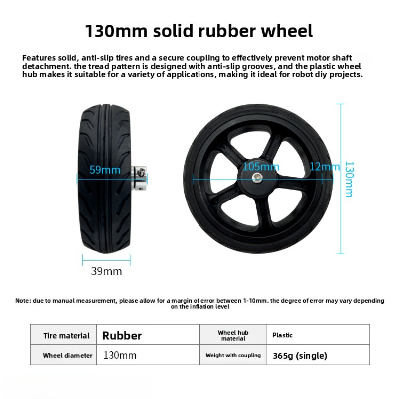 Ruota in gomma piena per auto  - Robot Chassis recensione e prezzo